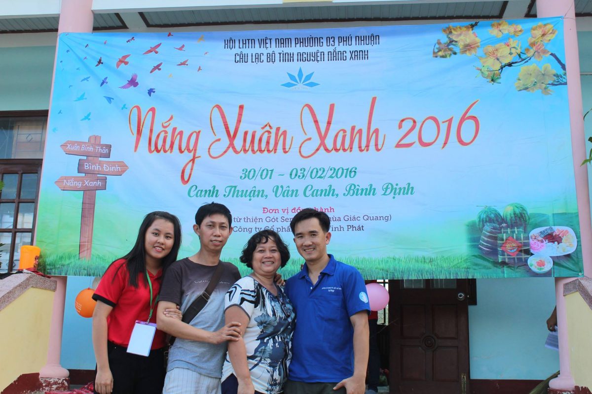 Hình ảnh hoạt động từ thiện Xưởng May balo Thiên Phú