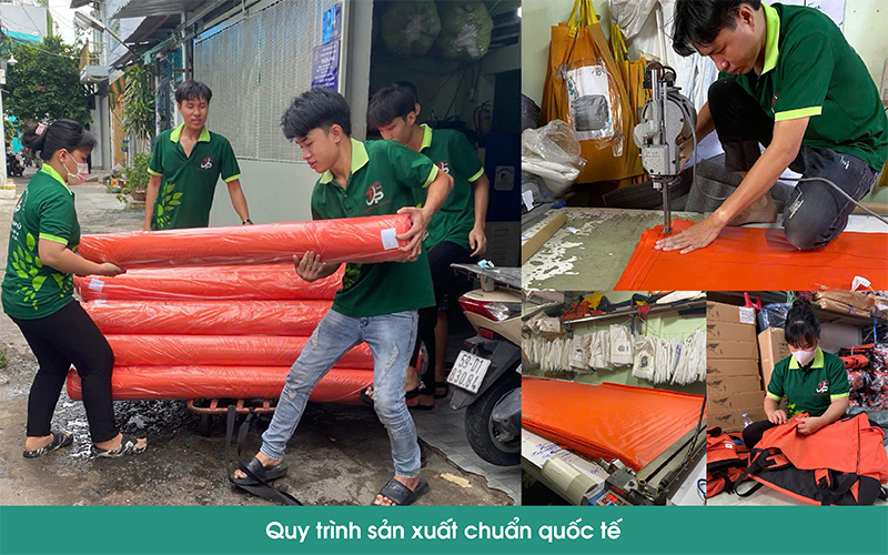 5 bước sản xuất balo dây rút chuyên nghiệp