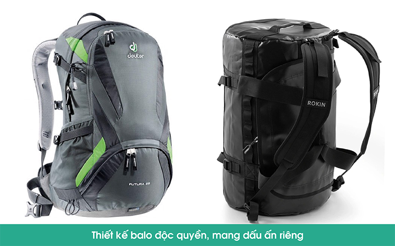 May balo du lịch theo yêu cầu theo thiết kế độc quyền 