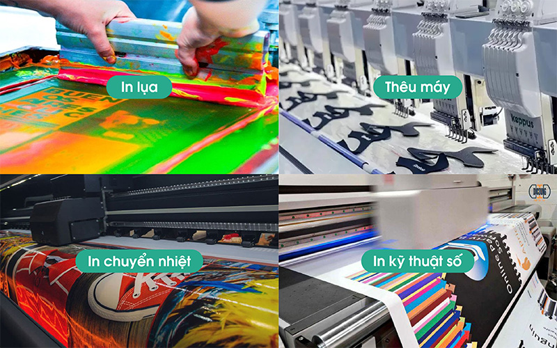 May balo học sinh in logo theo yêu cầu với công nghệ hiện đại