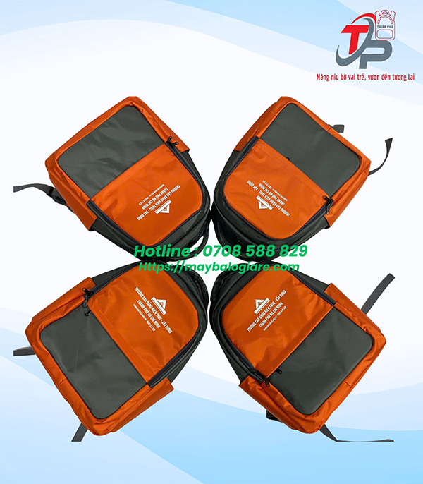 BALO HỌC SINH IN LOGO TRƯỜNG CAO ĐẲNG KIẾN TRÚC - XÂY DỰNG TP.HCM