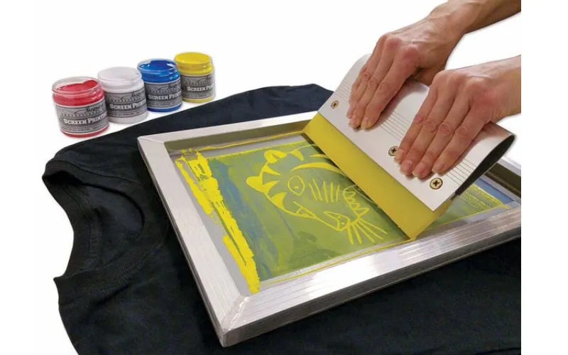 kỹ thuật in lụa screen printing 