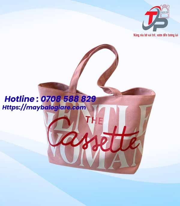 TÚI CANVAS HỒNG