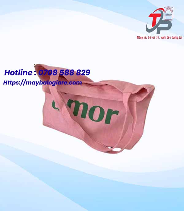 TÚI CANVAS HỒNG