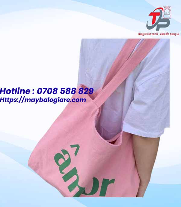 TÚI CANVAS HỒNG