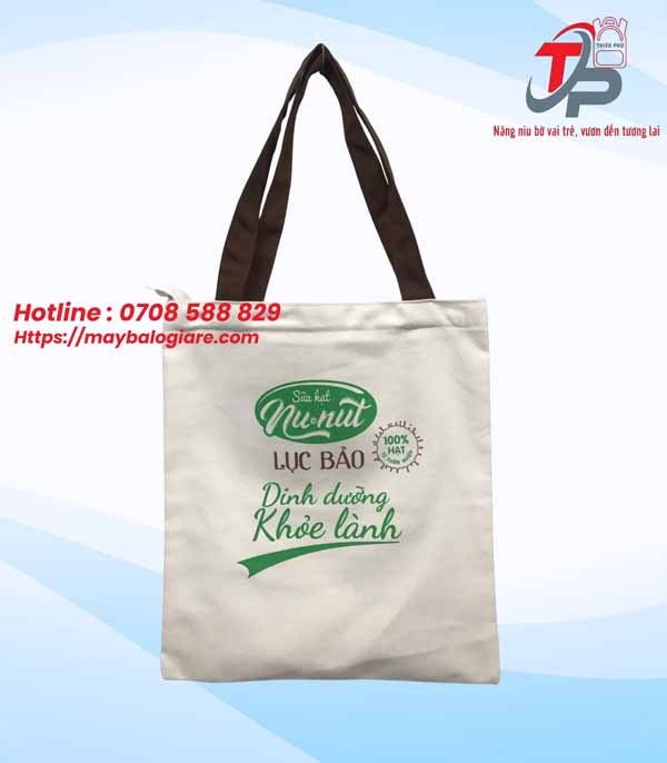 TÚI CANVAS SỮA HẠT NU-NUT LỤC BẢO