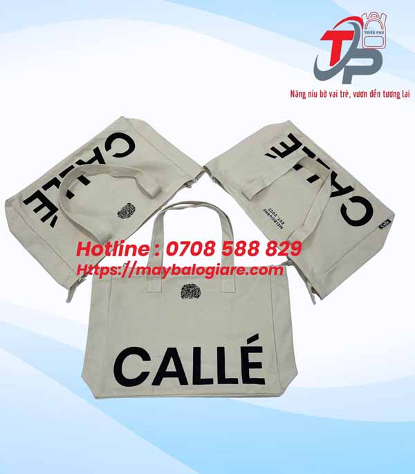TÚI CANVAS CÓ DÂY KÉO CALLE