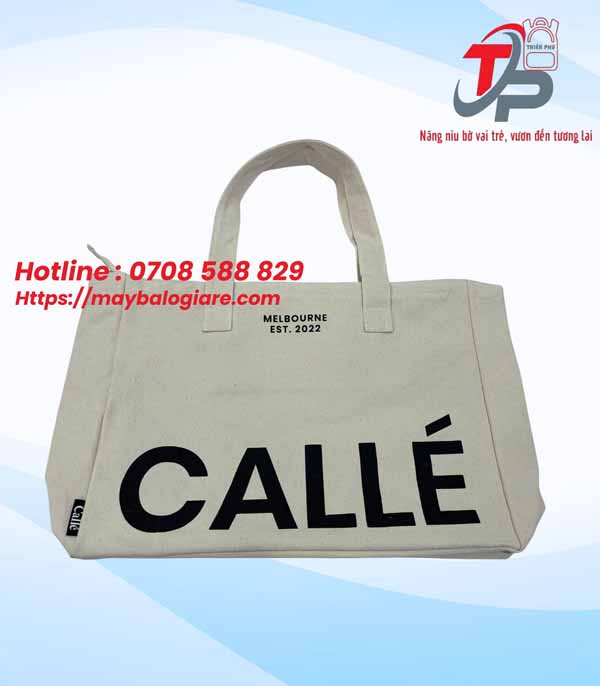 TÚI CANVAS CÓ DÂY KÉO CALLE