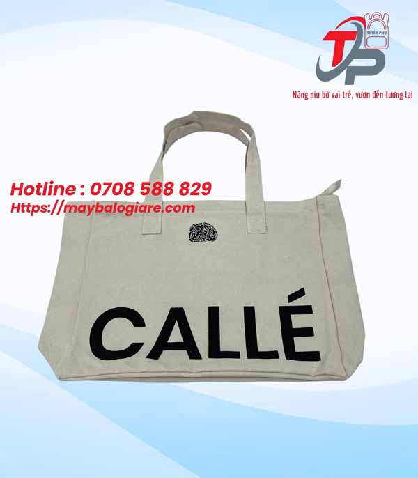 TÚI CANVAS CÓ DÂY KÉO CALLE