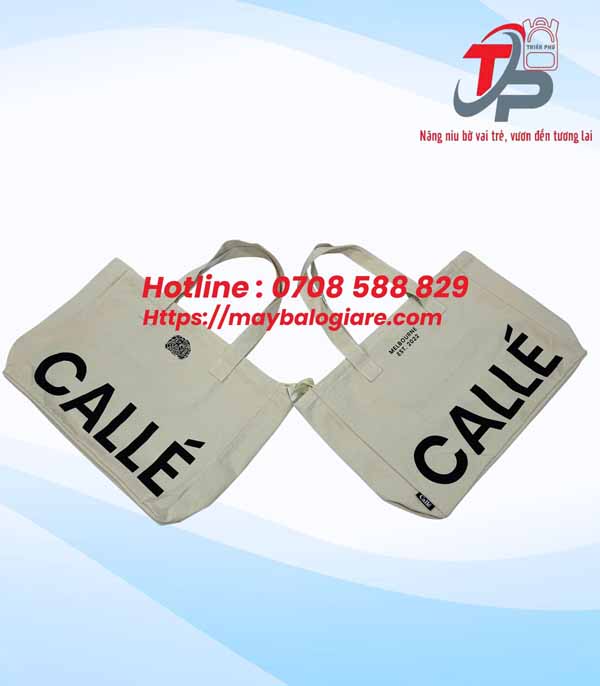 TÚI CANVAS CÓ DÂY KÉO CALLE