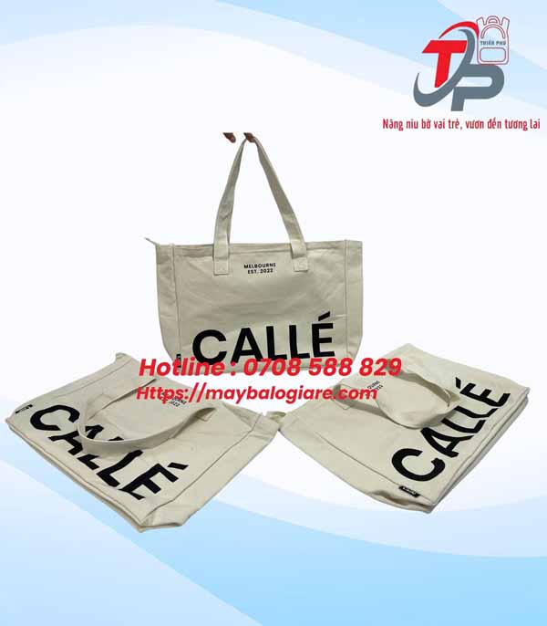 TÚI CANVAS CÓ DÂY KÉO CALLE