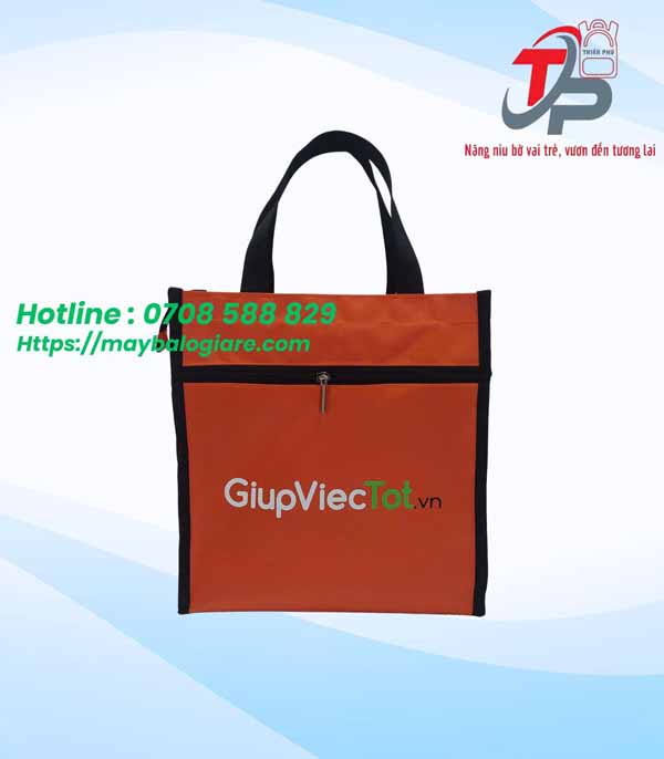 TÚI XÁCH QUÀ TẶNG IN LOGO GiupViecTot.vn