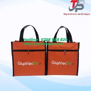 TÚI XÁCH QUÀ TẶNG IN LOGO GiupViecTot.vn