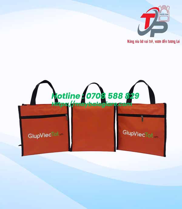 TÚI XÁCH QUÀ TẶNG IN LOGO GiupViecTot.vn