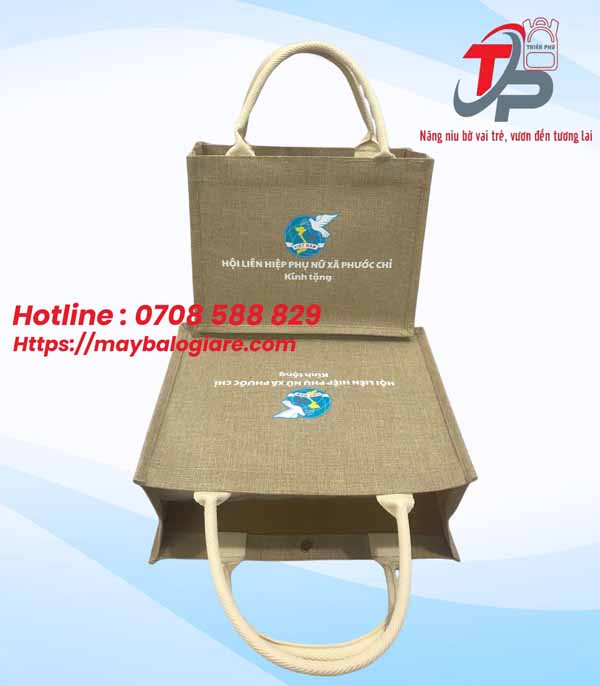 TÚI XÁCH QUÀ TẶNG IN LOGO HỘI LIÊN HIỆP PHỤ NỮ