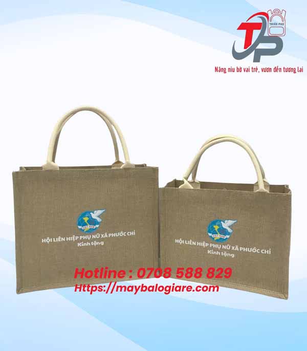 TÚI XÁCH QUÀ TẶNG IN LOGO HỘI LIÊN HIỆP PHỤ NỮ