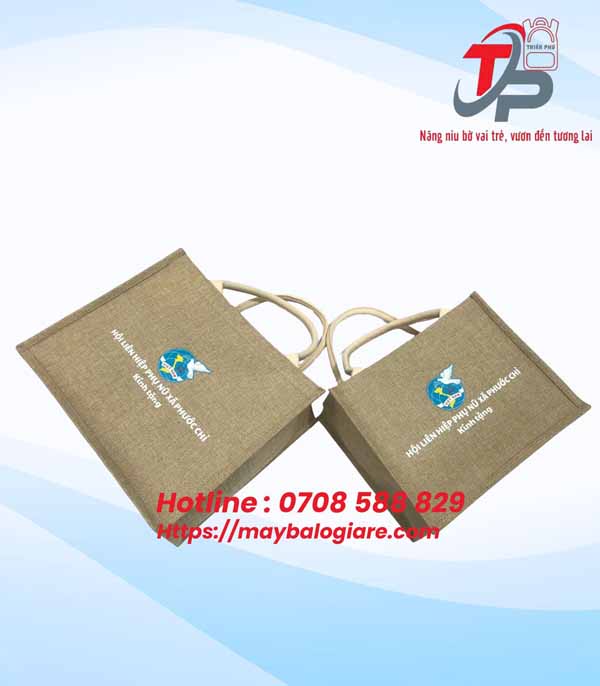 TÚI XÁCH QUÀ TẶNG IN LOGO HỘI LIÊN HIỆP PHỤ NỮ