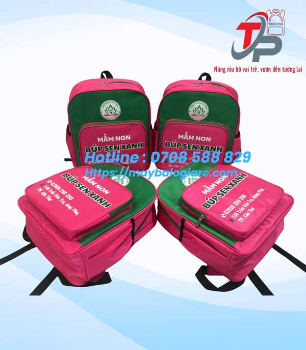 BALO ĐỒNG PHỤC HỌC SINH MẦM NON BÚP SEN XANH