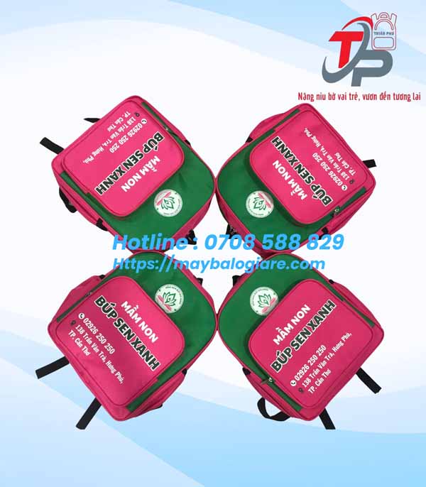 BALO ĐỒNG PHỤC HỌC SINH MẦM NON BÚP SEN XANH