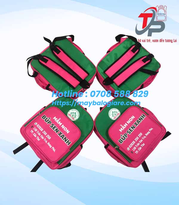 BALO ĐỒNG PHỤC HỌC SINH MẦM NON BÚP SEN XANH