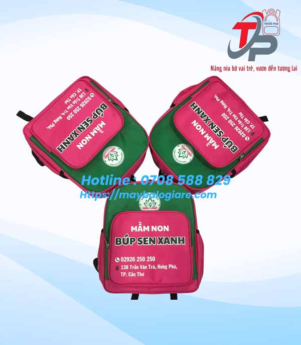 BALO ĐỒNG PHỤC HỌC SINH MẦM NON BÚP SEN XANH