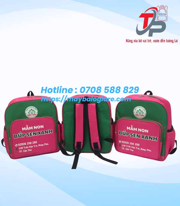 BALO ĐỒNG PHỤC HỌC SINH MẦM NON BÚP SEN XANH
