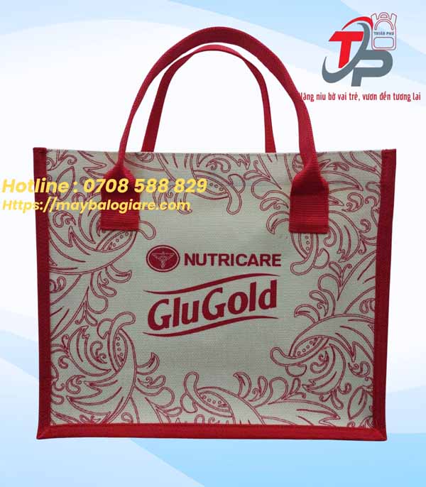 TÚI XÁCH QUÀ TẶNG IN LOGO SỮA NUTRICARE GluGold