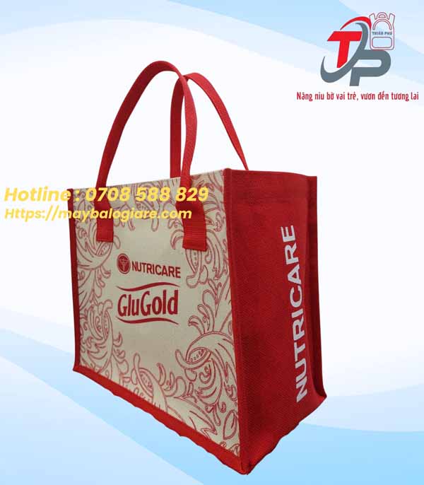 TÚI XÁCH QUÀ TẶNG IN LOGO SỮA NUTRICARE GluGold